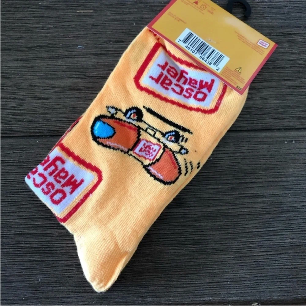 Men’s Crew Cut: Oscar Mayer Socks 1 Pair